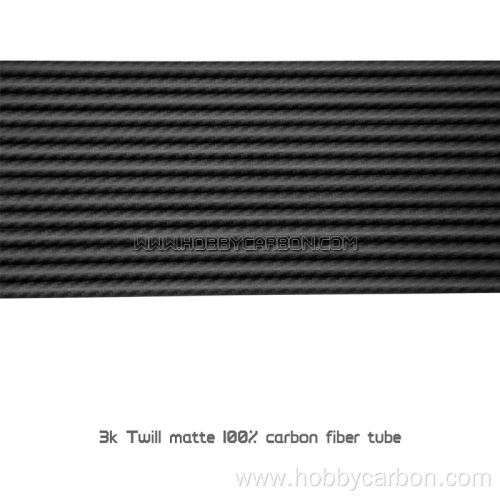 1mm thickness CFRP tube 3K real carbon fiber